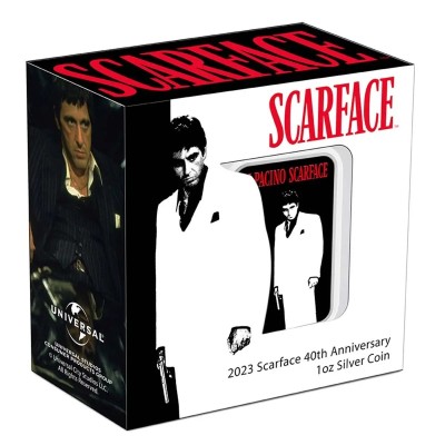 Scarface - 1 Oz - stříbrná sběratelská mince (delivery 13.5)