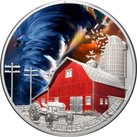 Tornado - 2 oz - Silber Sammlermünze