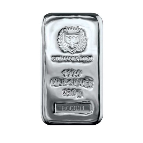 Germania Mint - 250g - Silberanlagebarren