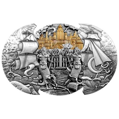 Atlantis - 5 oz - Silber Sammlermünze (Lieferung 30.6.2025)