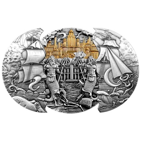 Atlantis - 5 oz - Silber Sammlermünze (Lieferung 30.6.2025)