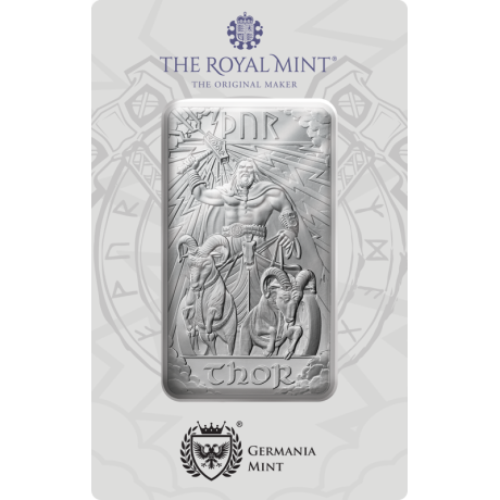 Nordische Götter - Thor - 10 oz - Silber-Anlagebarren (Lieferung 1.7.2025)