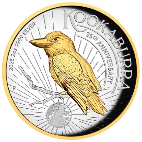Kookaburra - 2 oz - Silber Proof Sammlermünze (Lieferung 25.6.2025)