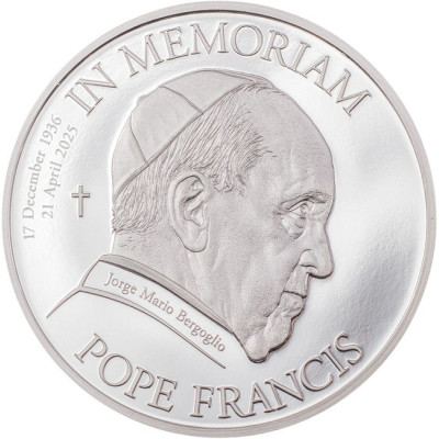 Papst Franziskus - 1 oz - Silber Sammlermünze