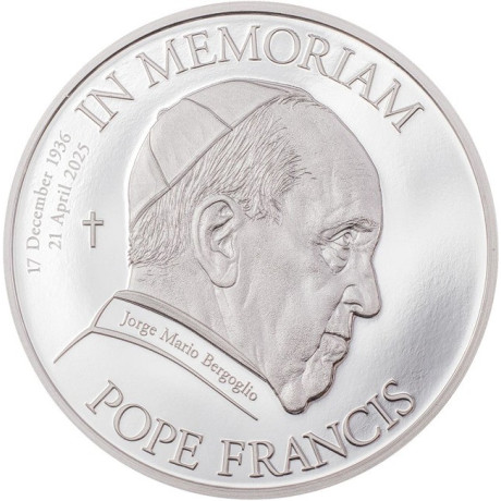 Papst Franziskus - 1 oz - Silber Sammlermünze
