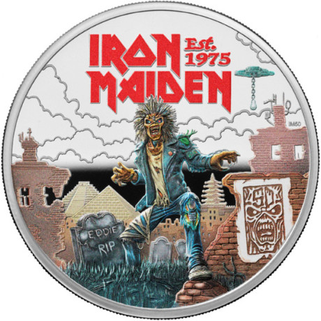 Iron Maiden - R.I.P Eddie - 1 oz - Silber Sammlermünze