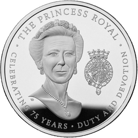 Jubiläum von Prinzessin Anne (2025) - 28g - Silber Sammlermünze