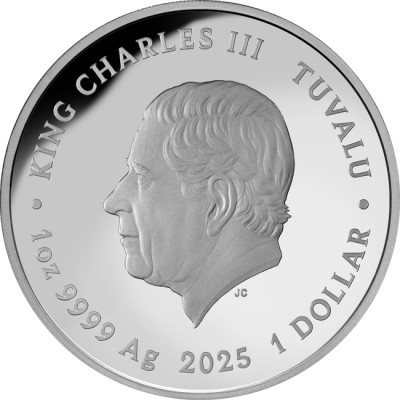 Perlmuttwolken - 1 oz - Silber Proof Sammlermünze