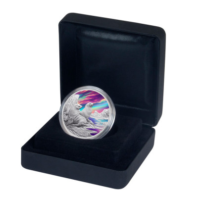 Perlmuttwolken - 1 oz - Silber Proof Sammlermünze