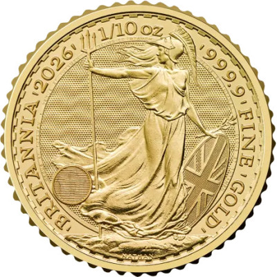 Britannia (2026) - 1/10 oz - Goldanlagemünze
