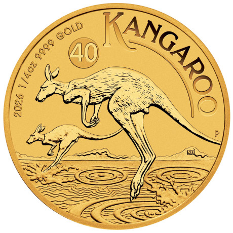 Australian Kangaroo  (2026) - 1/4 oz - Goldanlagemünze
