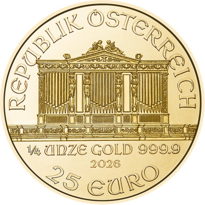 Wiener Philharmoniker (2026) - 1/4 oz - Goldanlagemünze