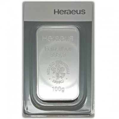 Argor-Heraeus 100 g - Silberanlagebarren