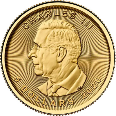 Maple Leaf (2026) - 1/10 oz - Goldanlagemünze