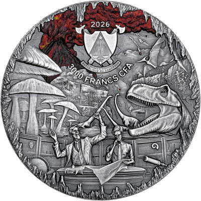 Die Reise zum Mittelpunkt der Erde (2026) - 3 Oz - Silber Proof Sammlermünze