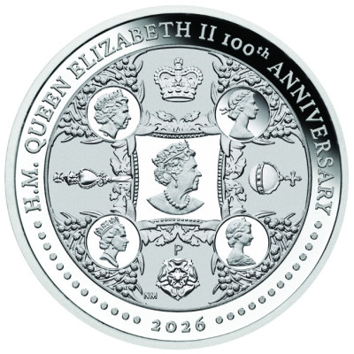 Königin Elizabeth II - Silber Proof Sammlermünzensatz
