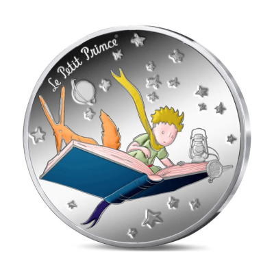 Der kleine Prinz - Buch - 22,5g - Silber Proof Sammlermünze