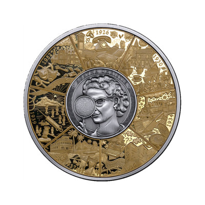 Agatha Christie (2026) - 5 oz - Silber Sammlermünze Puzzle