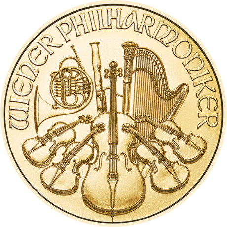 Wiener Philharmoniker (EUR ältere Jahrgänge) - 1 oz - Goldanlagemünze