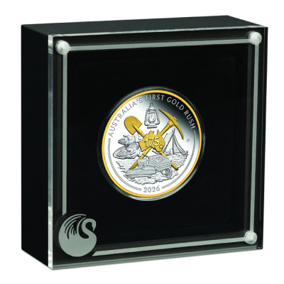 Australia´s First Gold Rush - 1 oz - Silber Sammlermünze