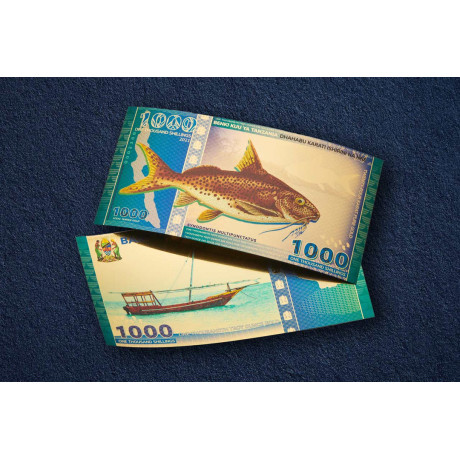 Tansanischer 1000-Schilling-Tanganjikasee-Wels