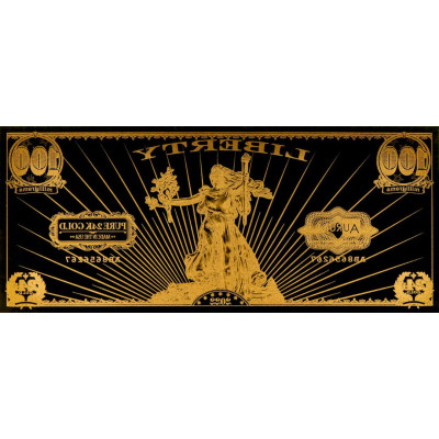 St. Gaudens' Liberty - 24k Gold Bill - Jedes Jahr