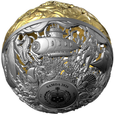 Meer & Oberfläche - 2 oz - Silber Sammlermünze