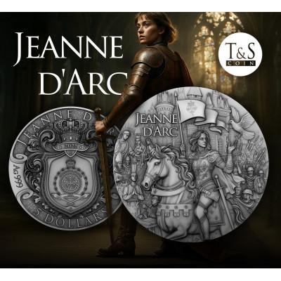 Jeanne d'Arc - 2 oz - Silber Sammlermünze