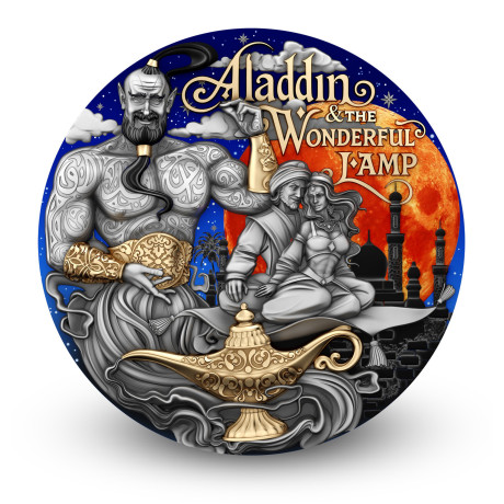 Aladin und die Wunderlampe - 2 oz - Silber Sammlermünze