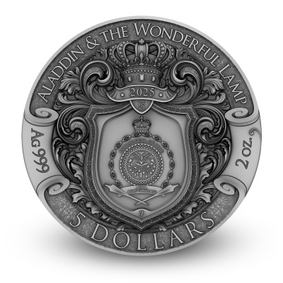 Aladin und die Wunderlampe - 2 oz - Silber Sammlermünze