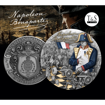 Napoleon Bonaparte - 2 oz - Silber Sammlermünze